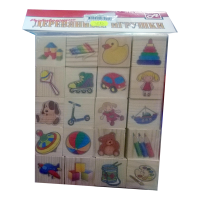 Мягкие кубики «Учим алфавит», 6 шт, 10 х 10 см 